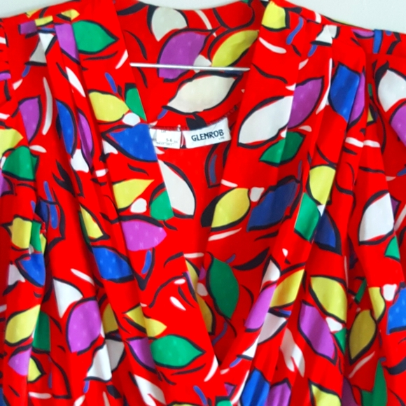 Vintage 1980's GLENROB Cocktail Dress - Picture 2 of 7